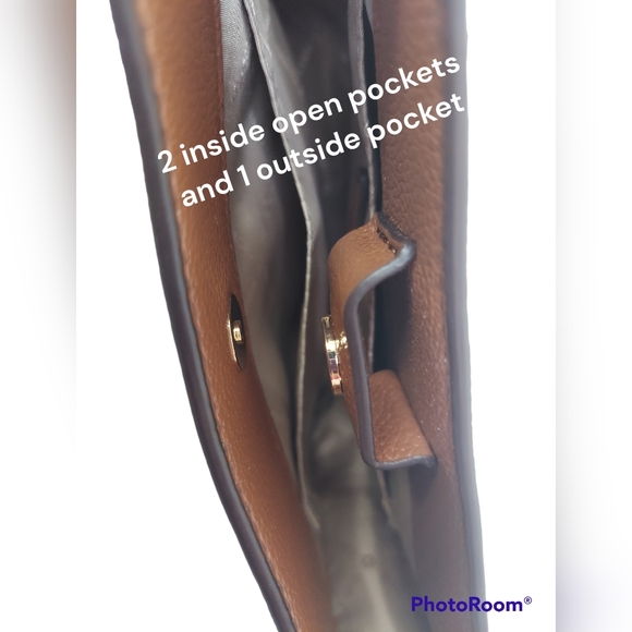 Michael Kors Brown Briley Small Logo Messenger Bag - Picture 8 of 8